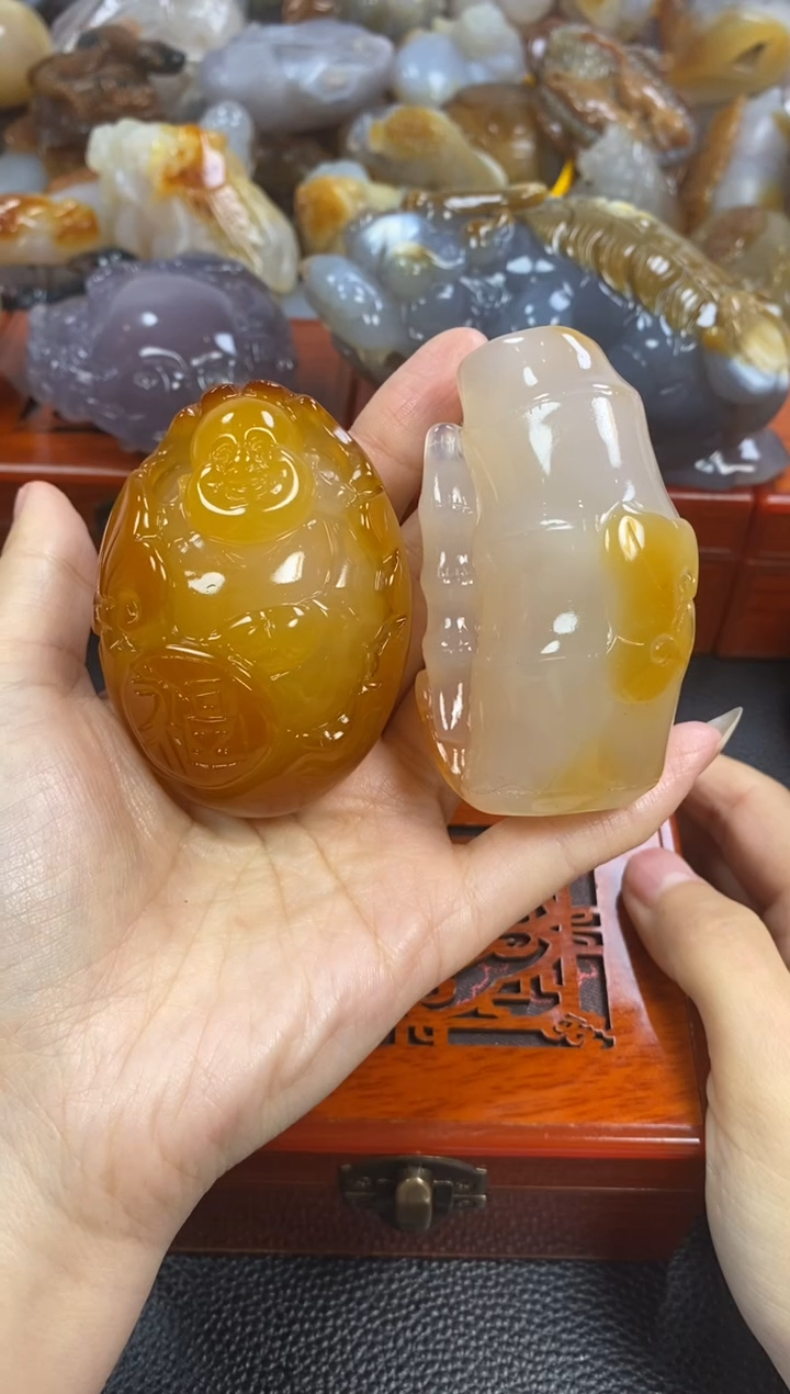 未镶嵌手把玛瑙/玉髓小*1