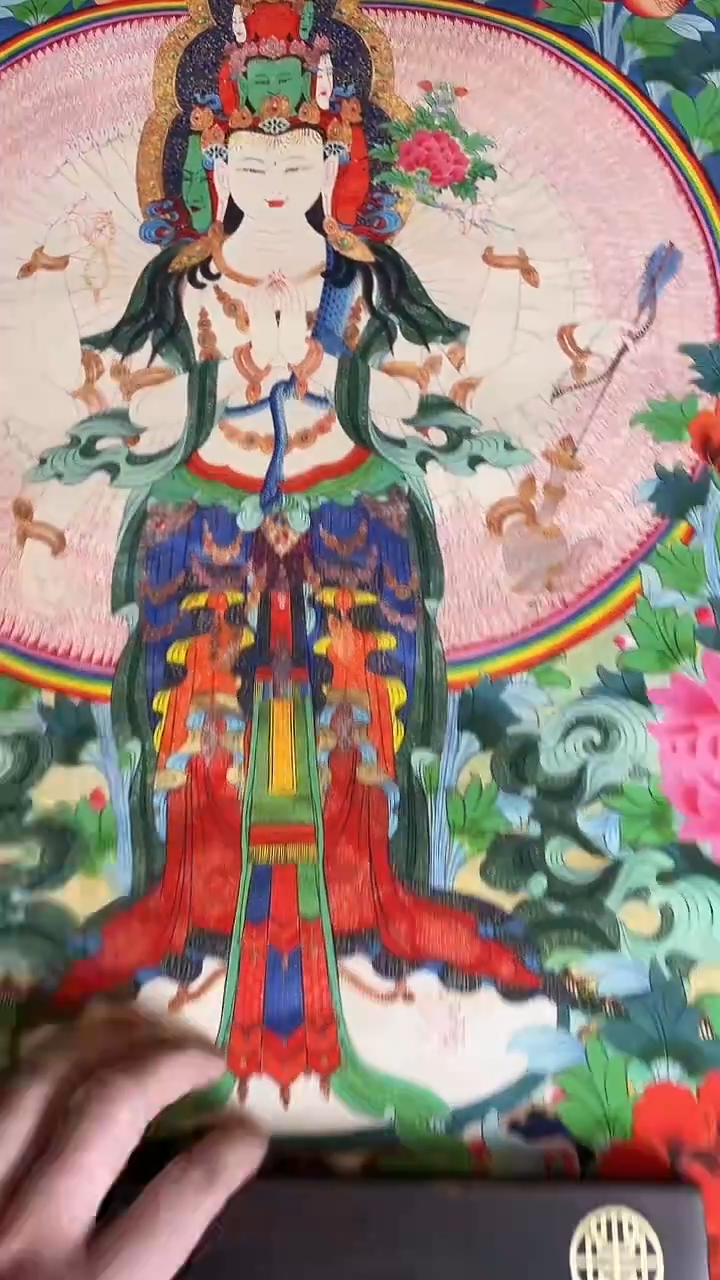 卷轴画手绘唐卡085