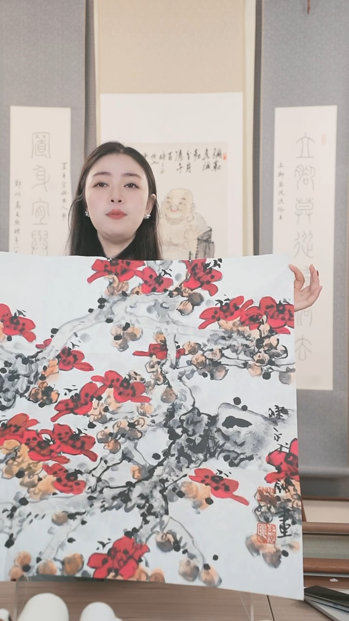 【闪购商品】书法陈老师 木棉花 纸心