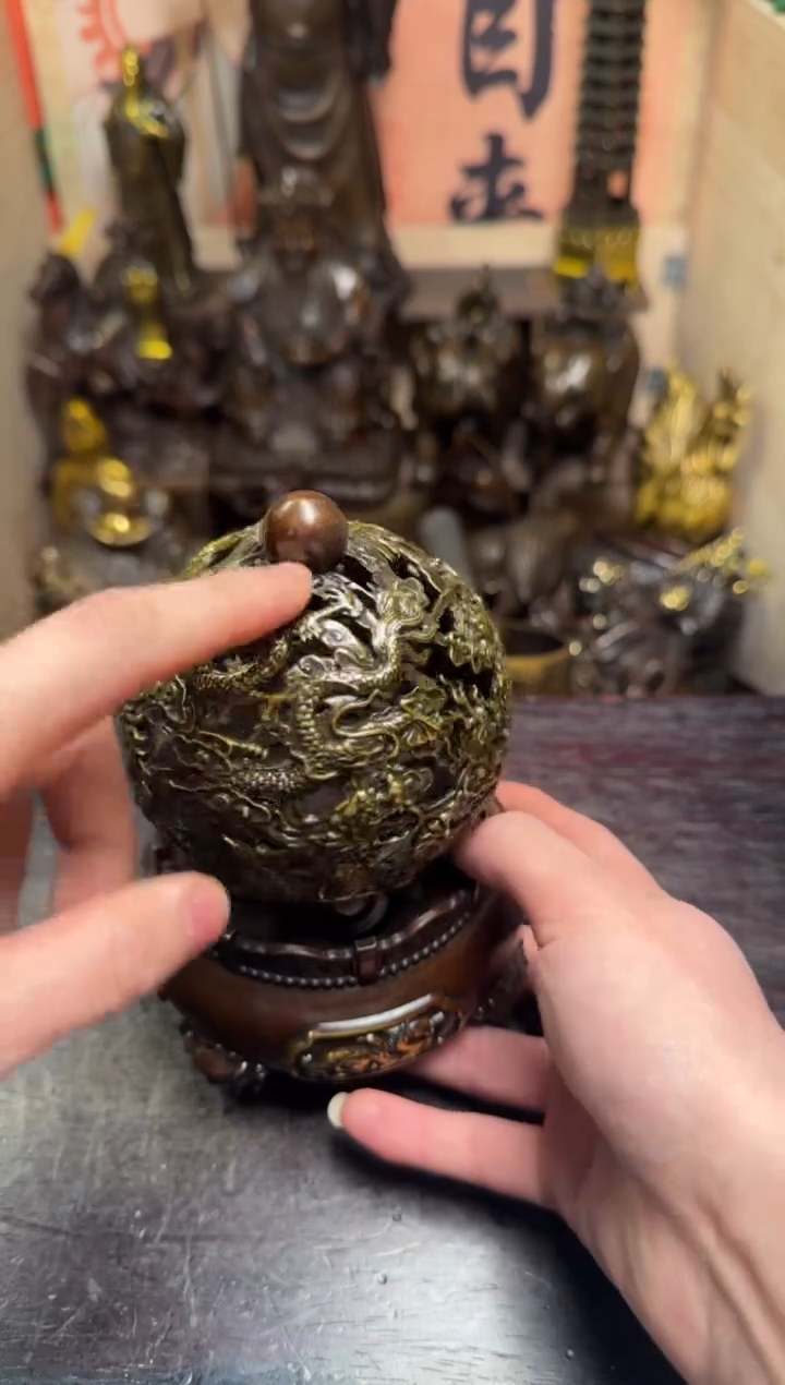 精品专属链接---【时来运转九龙镂空转运炉】