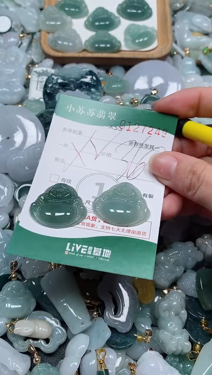 【闪购商品】翡翠颈饰未镶嵌闪购商品0127249