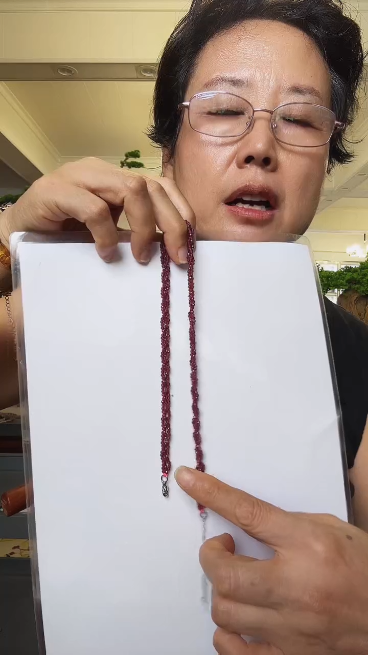 项链未镶嵌石榴石1