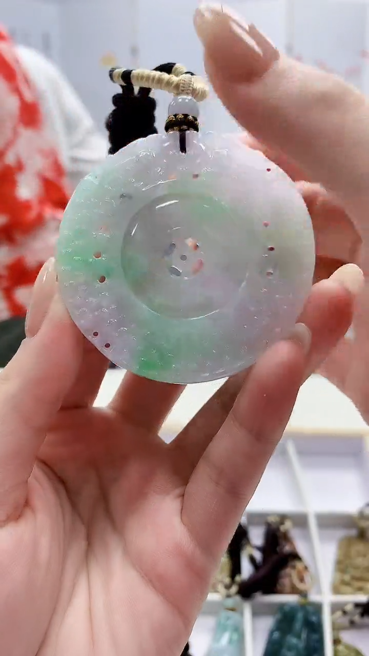 未镶嵌定制翡翠4898lr-毛货挂件81