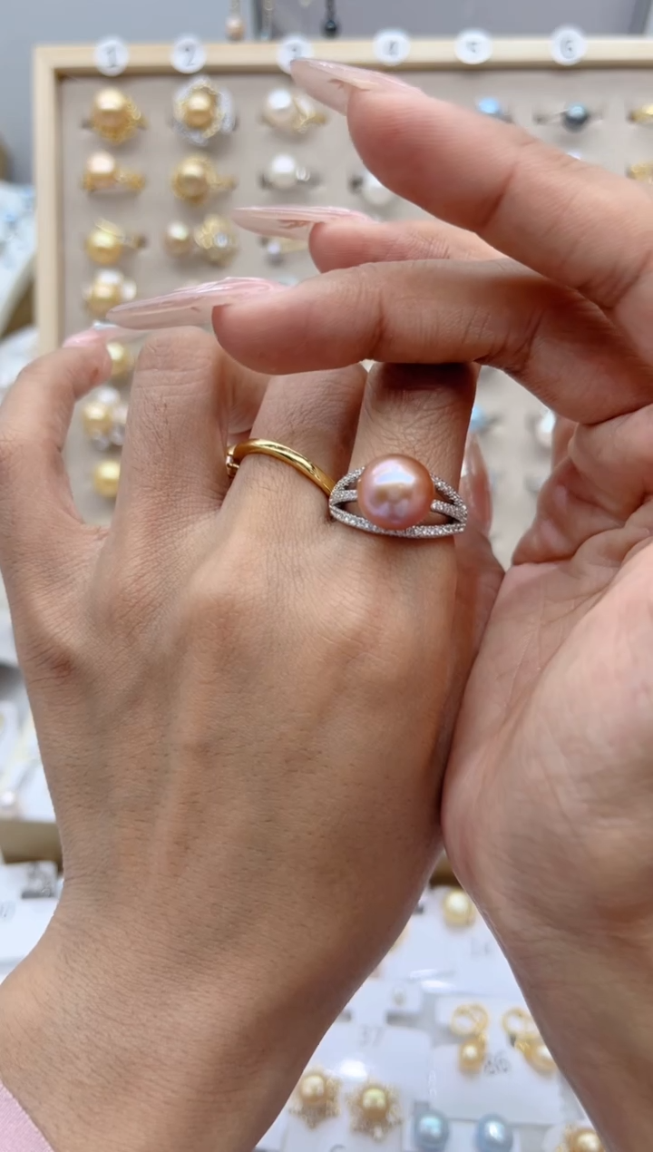 【闪购商品】淡水珍珠戒指合金0.0