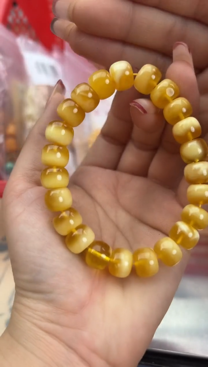 【闪购商品】琥珀裸石未镶嵌蜜蜡手串