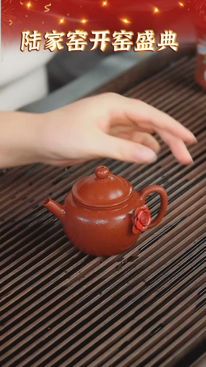 【闪购商品】紫砂茶壶175 陆家窑专场  黑疾星某氧壶