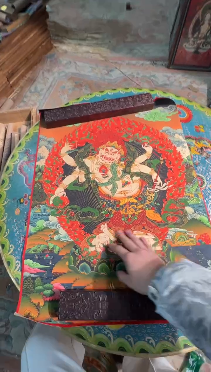 卷轴画卷轴画奥奥的唐卡