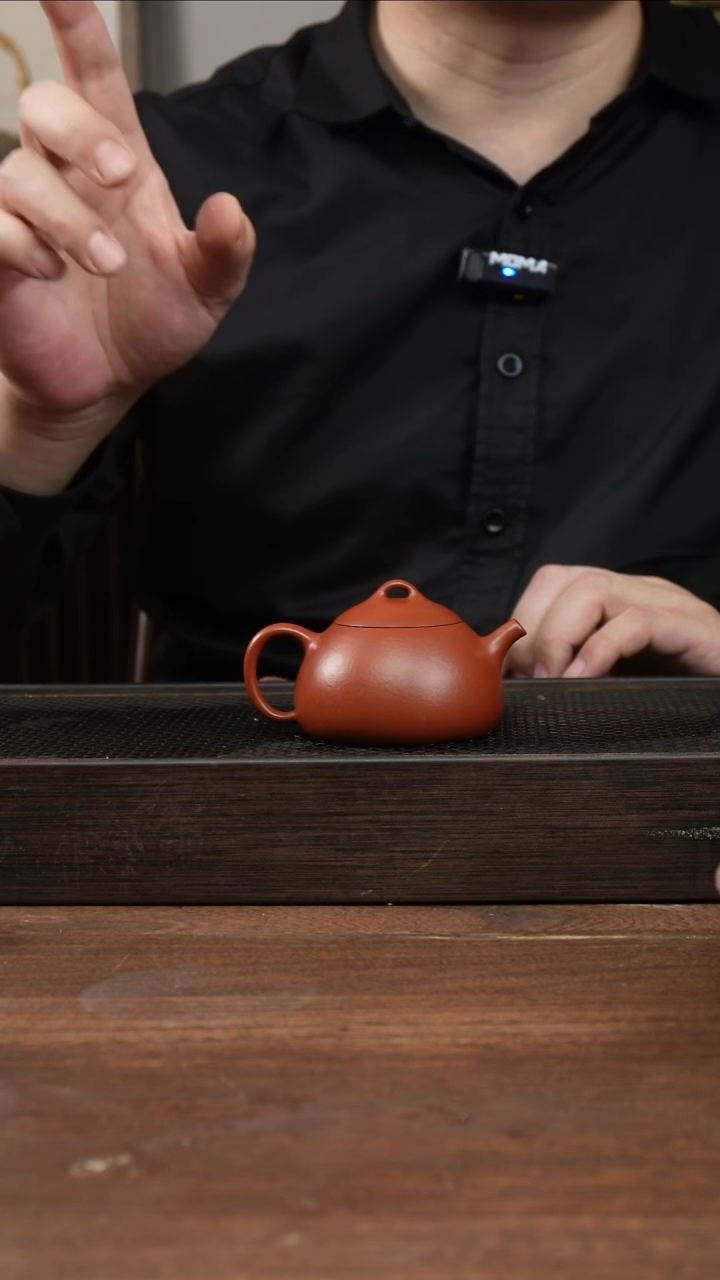 茶杯紫砂朱泥冬心秦权       100CC  