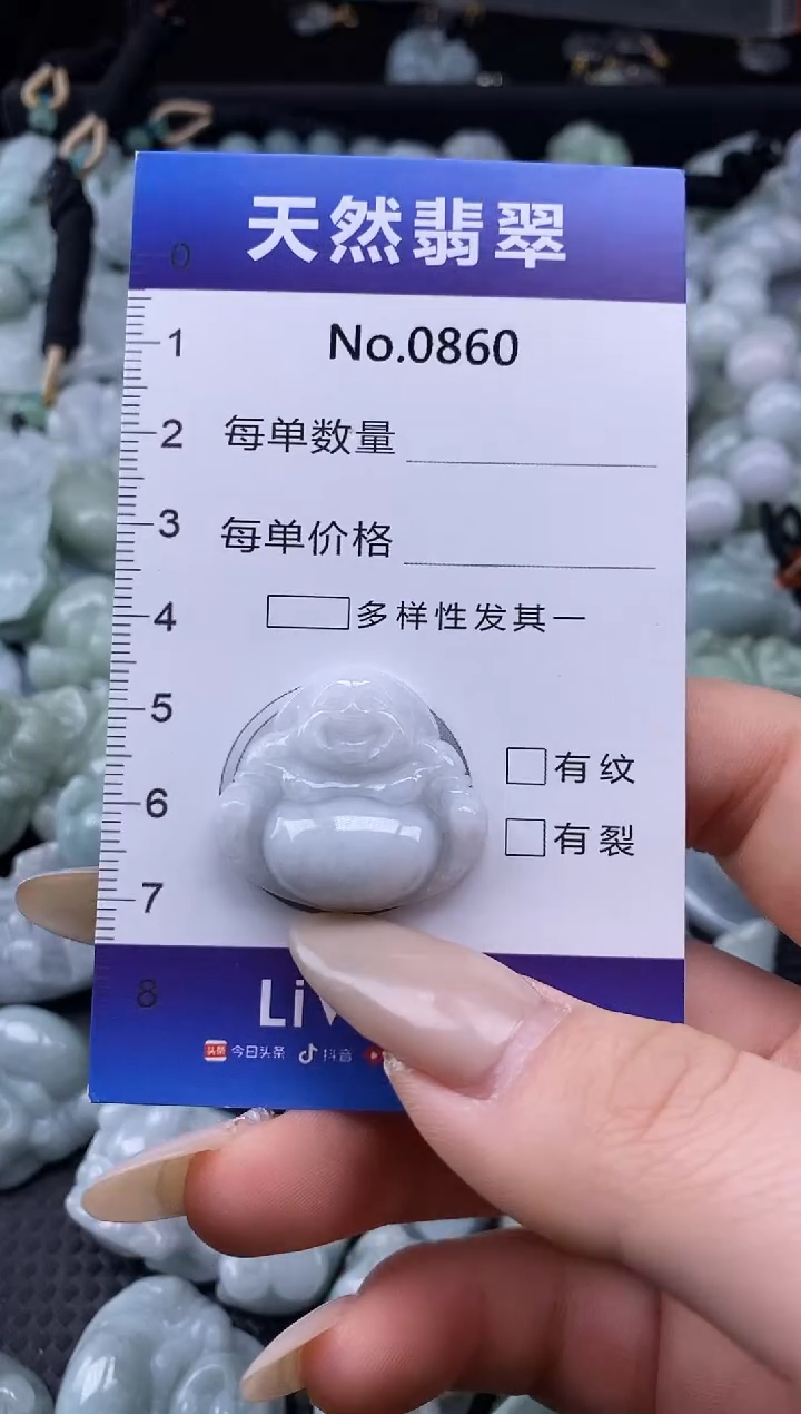 【闪购商品】翡翠颈饰未镶嵌缅甸A货翡翠0860