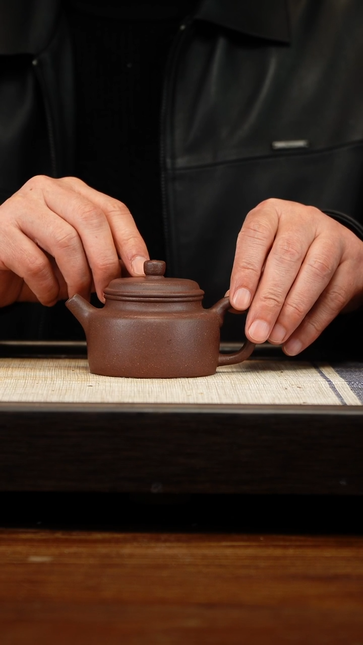 茶壶紫砂手磨料德中