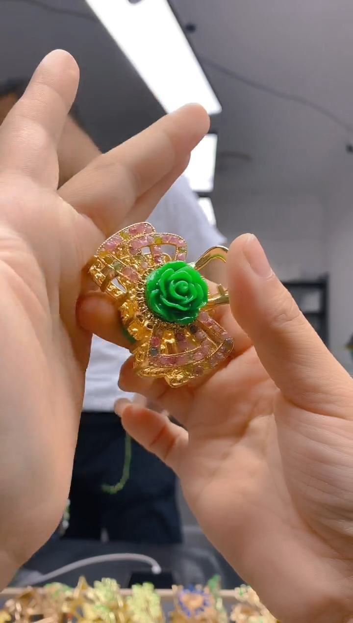 【闪购商品】碧玺耳饰合金0228发簪