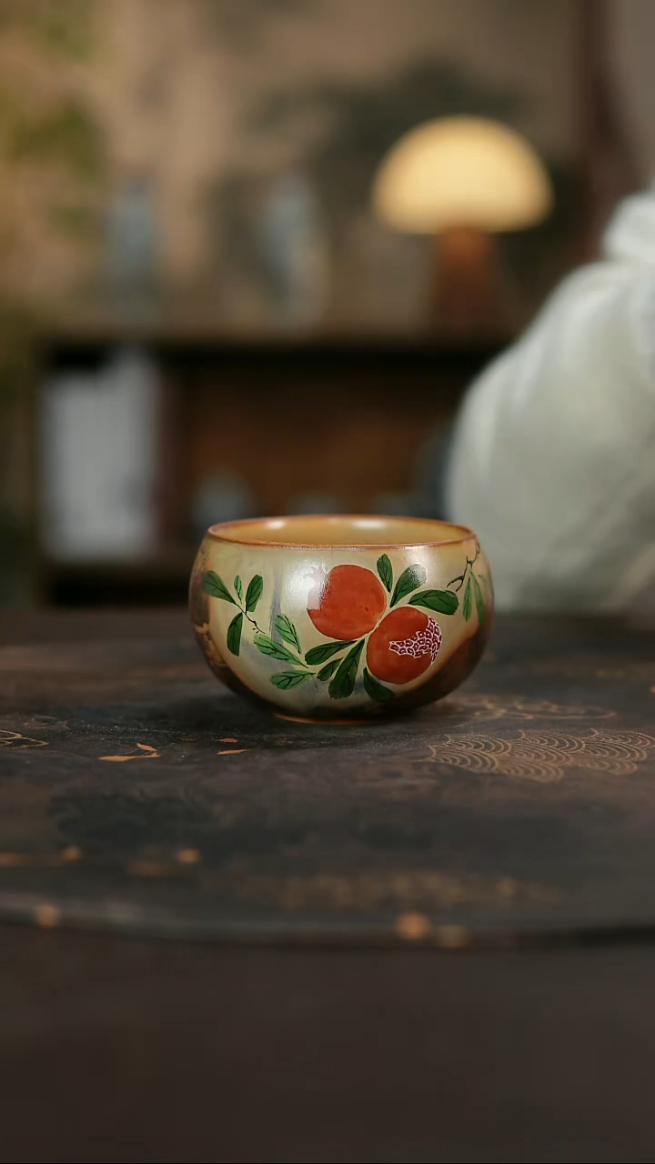 景德镇陶瓷杯碗柴烧多人