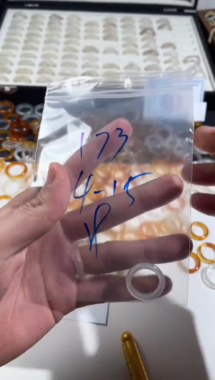 【闪购商品】玛瑙/玉髓戒指未镶嵌173