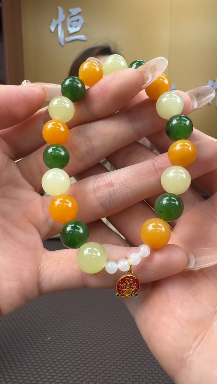 【闪购商品】和田玉手串未镶嵌9-10