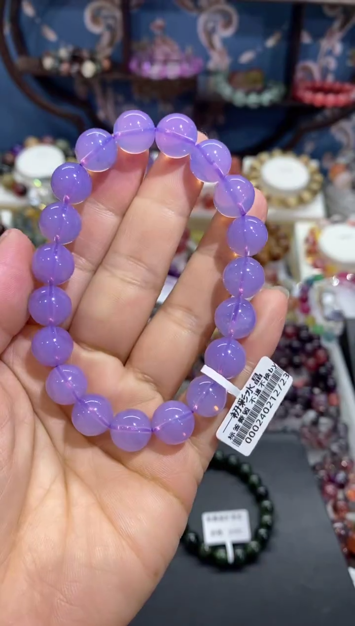 【闪购商品】水晶手串未镶嵌紫玉晶11+