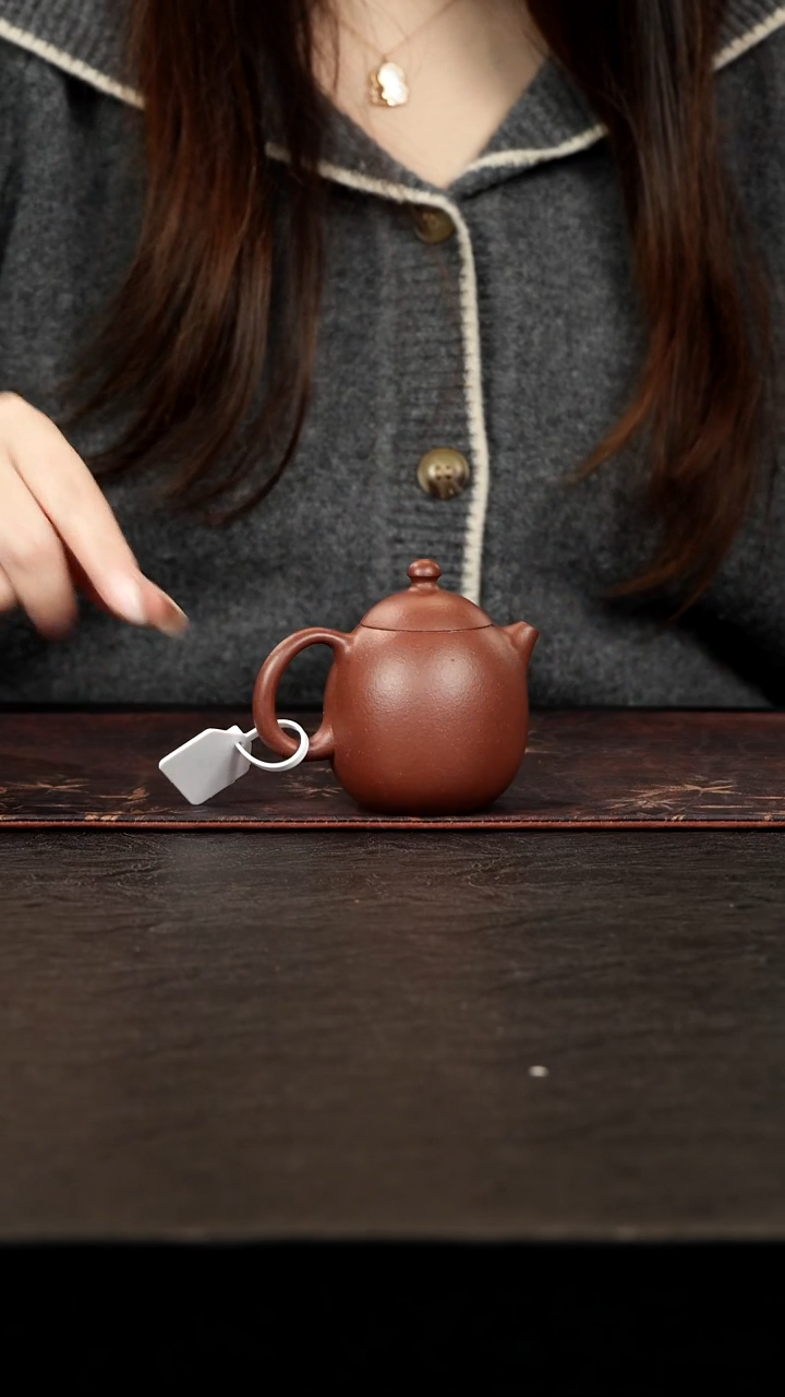 茶壶紫砂清水泥龙蛋110cc