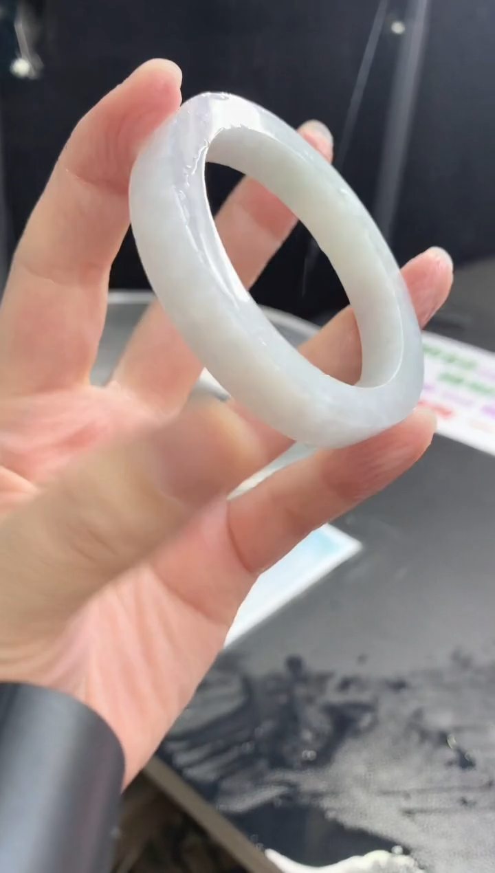 【闪购商品】定制翡翠手镯未镶嵌39  55正