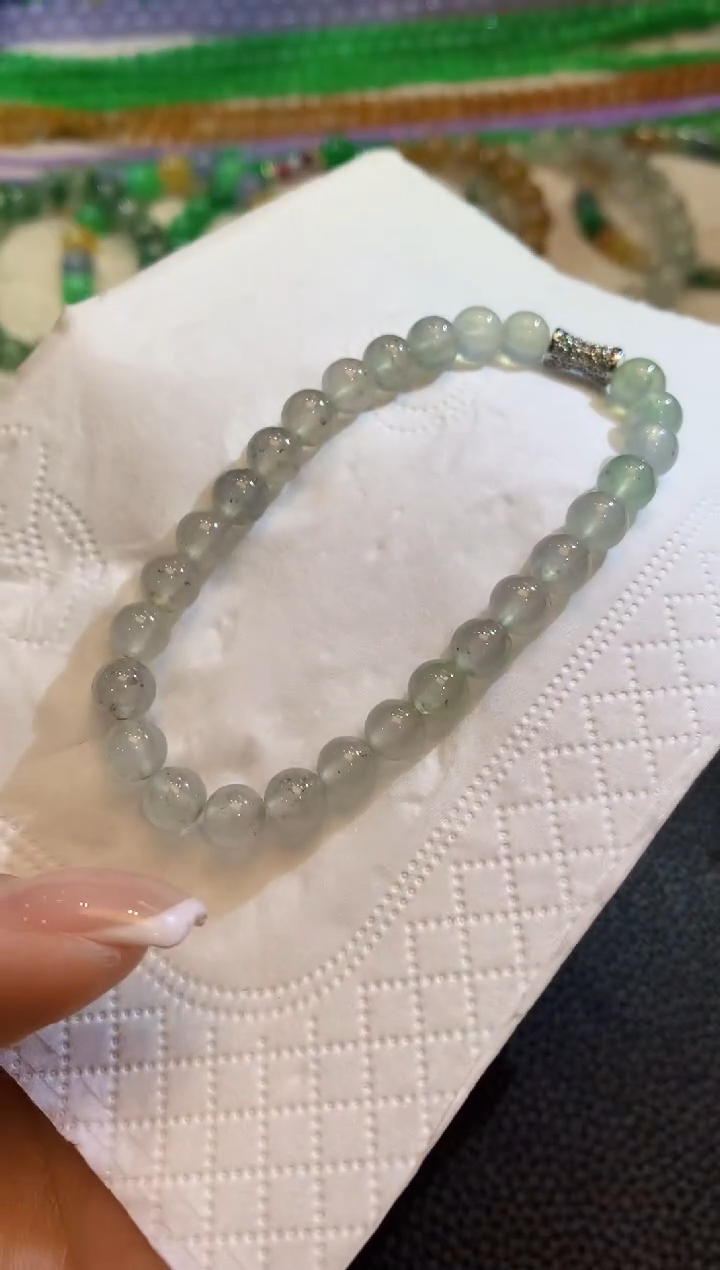 未镶嵌手串翡翠C31 多样性发一件