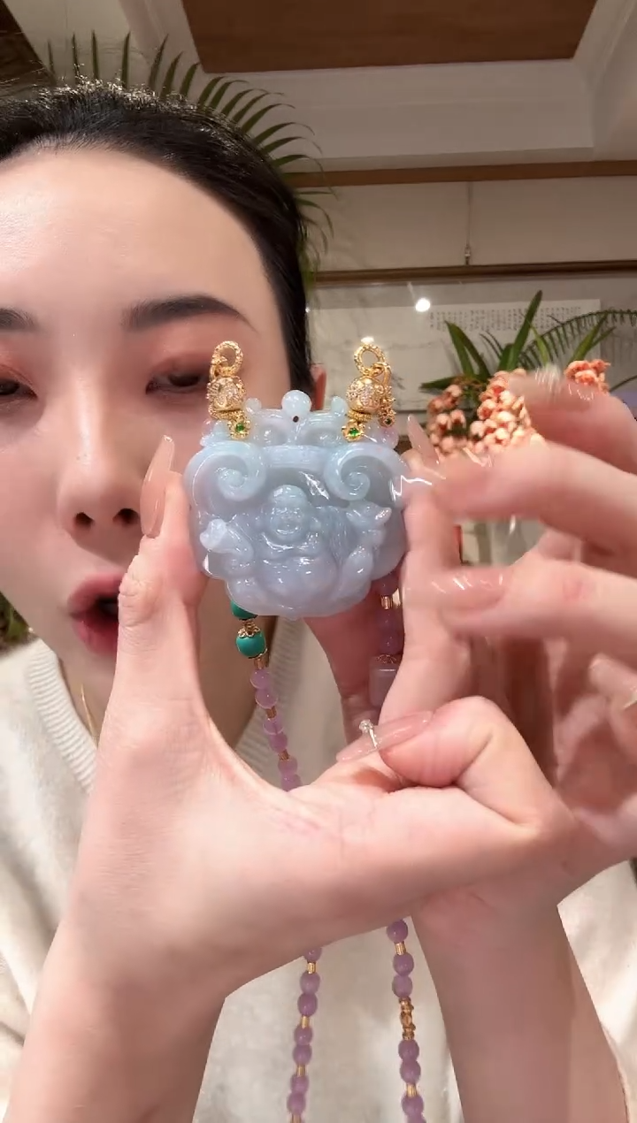 【闪购商品】翡翠颈饰未镶嵌国风