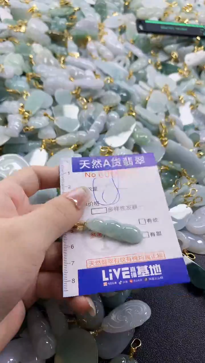 颈饰未镶嵌翡翠天然A货翡翠