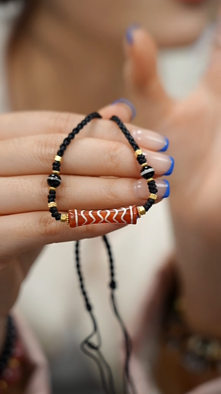 玛瑙/玉髓（覆膜）项链未镶嵌条纹玛瑙  只发其一