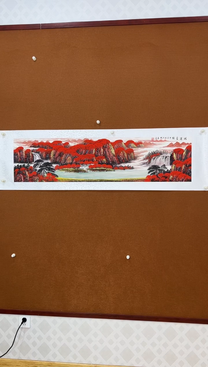 【闪购商品】国画鸿运当头纯手绘无框