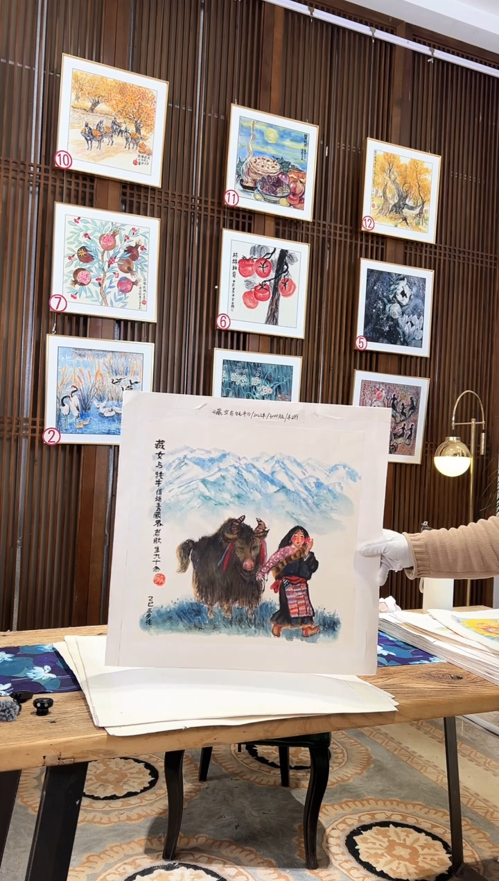 版画版画耿玉琨名章限量版画S