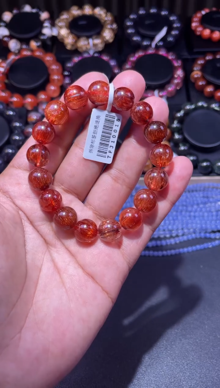 未镶嵌颈饰水晶发晶手链单圈A11