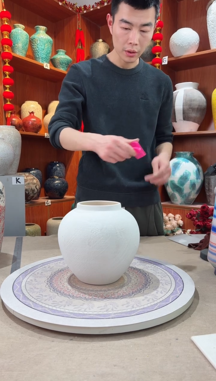 【闪购商品】瓶a763 精品陶瓷花瓶 无花 