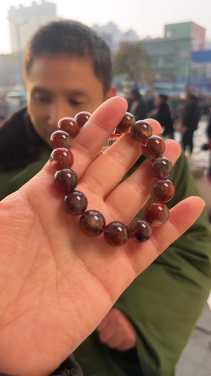 【闪购商品】水晶手链未镶嵌天然极光手串多样性发一13mm