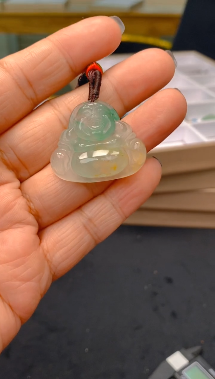 【闪购商品】石英质玉颈饰未镶嵌冰美人非洲翠042