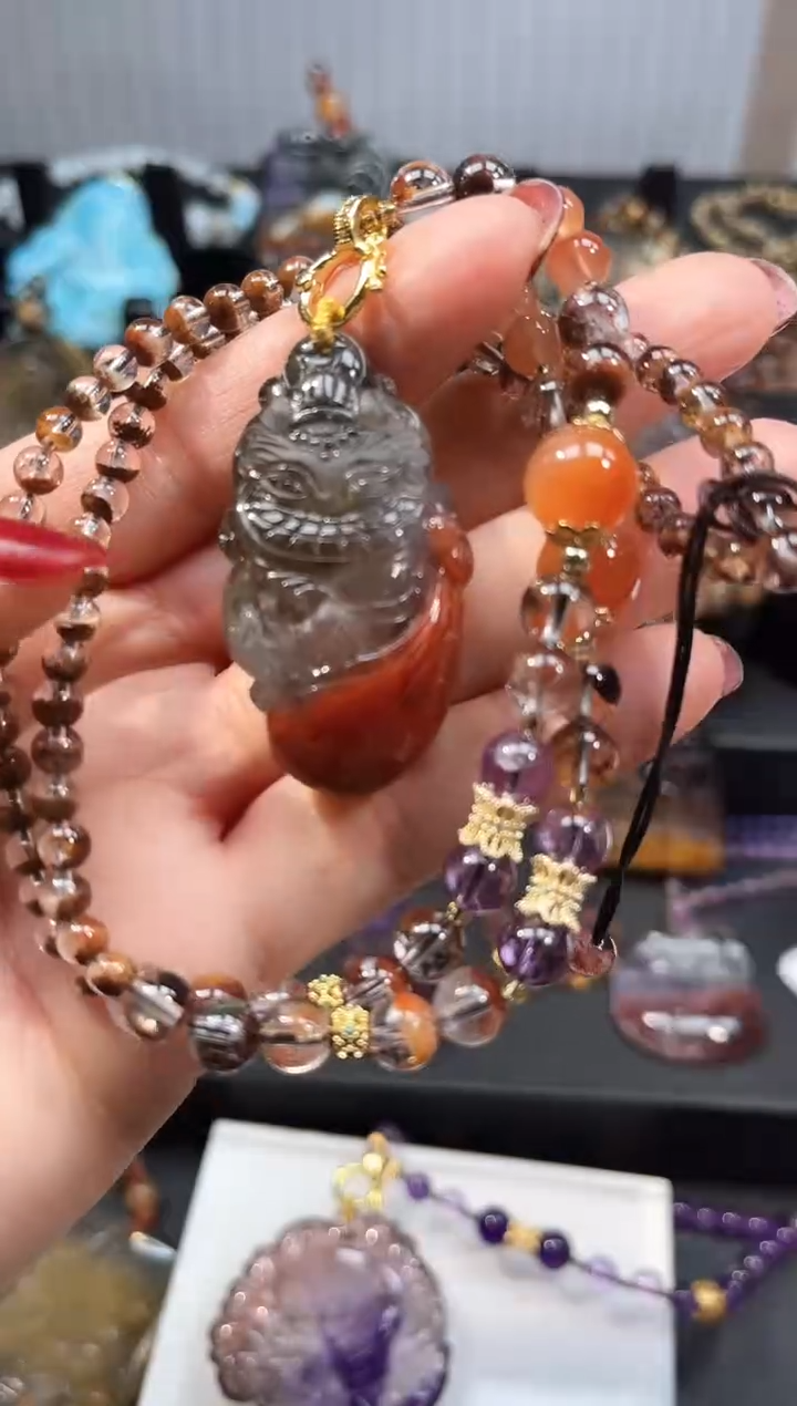 【闪购商品】水晶车挂未镶嵌【百晶灵儿】定制款