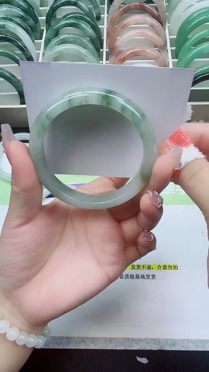 【闪购商品】石英质玉手镯未镶嵌2/58-59圈