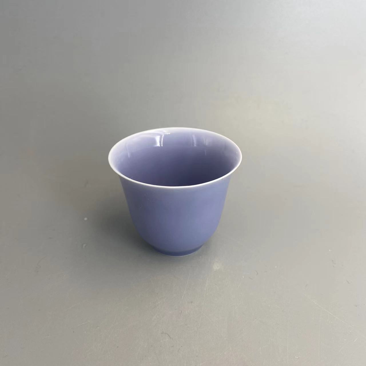 古古景德镇瓷器溯源行烟光暮山直口铃铛杯40cc  rht00016