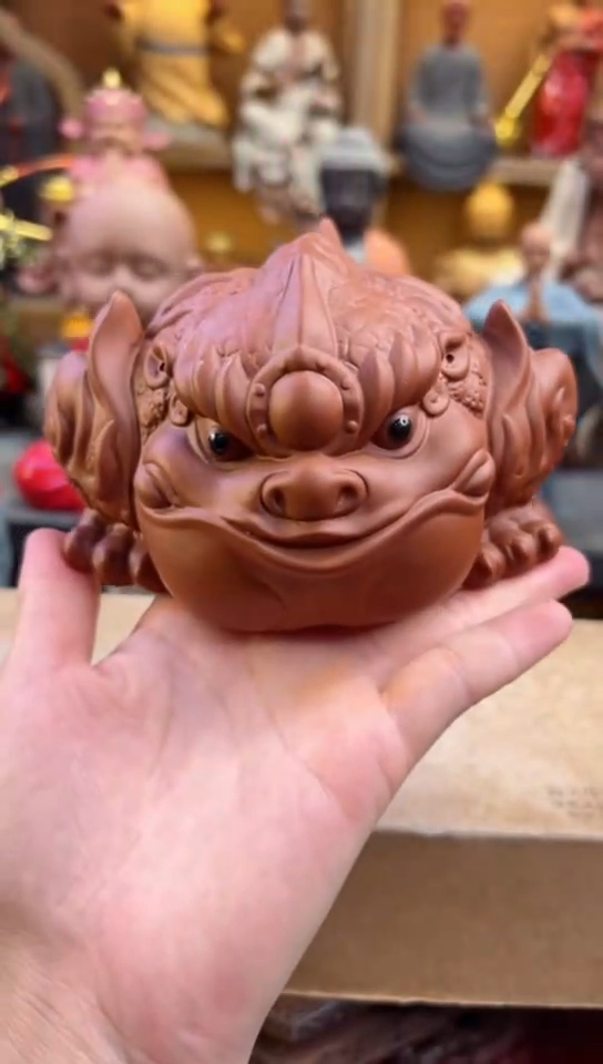 紫砂茶宠器闵茶宠摆件