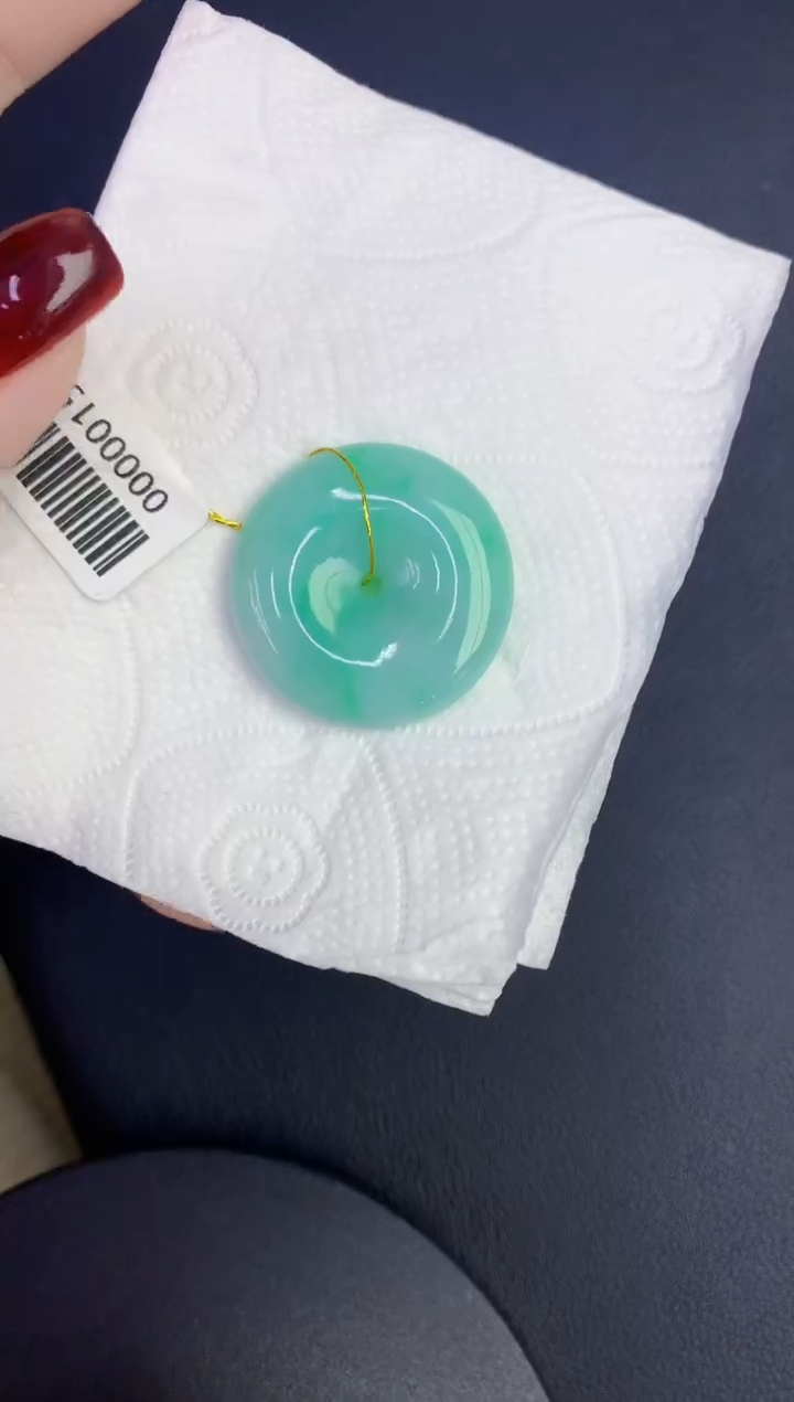 颈饰未镶嵌翡翠缅甸天然翡翠A货