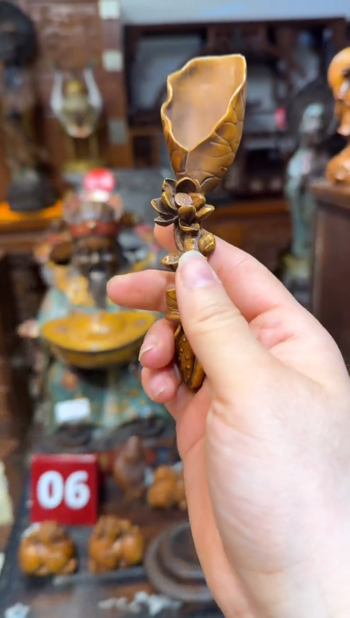 木黄杨木茶铲80.8888888888