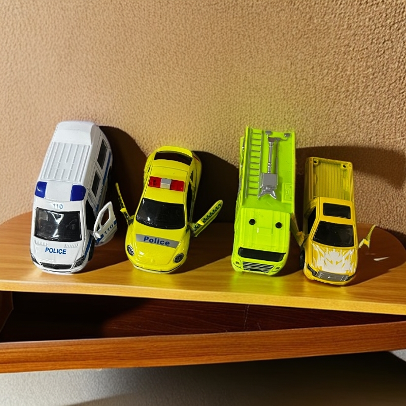 开门合金车发4个.个别不开门