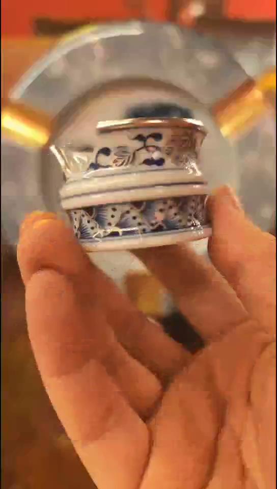 陶朽* 泼墨山水茄缸马无包装不退换2