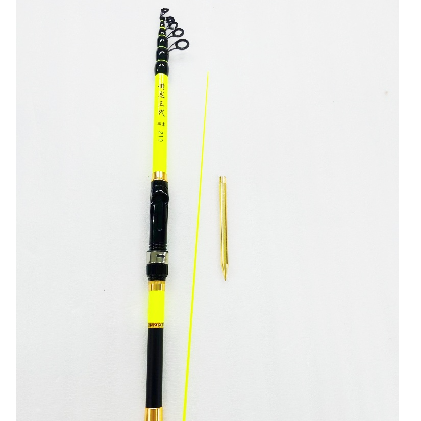 【直播套装】2025新款【黄龙三代】伸缩软尾岸筏竿碳素大导环双竿稍