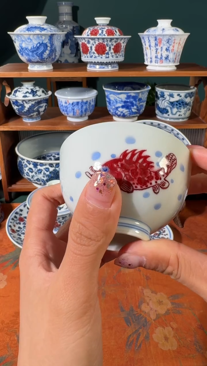 【闪购商品】杯永明尚玩鱼藻小鸡心