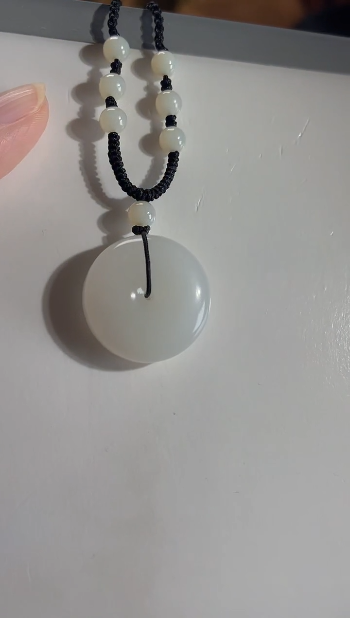 【闪购商品】和田玉未镶嵌吊坠（赠链子）和田玉平安扣吊坠