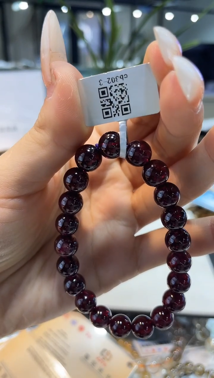 【闪购商品】石榴石手串未镶嵌手串