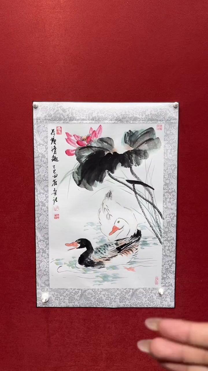 国画田哲手绘国画作品3