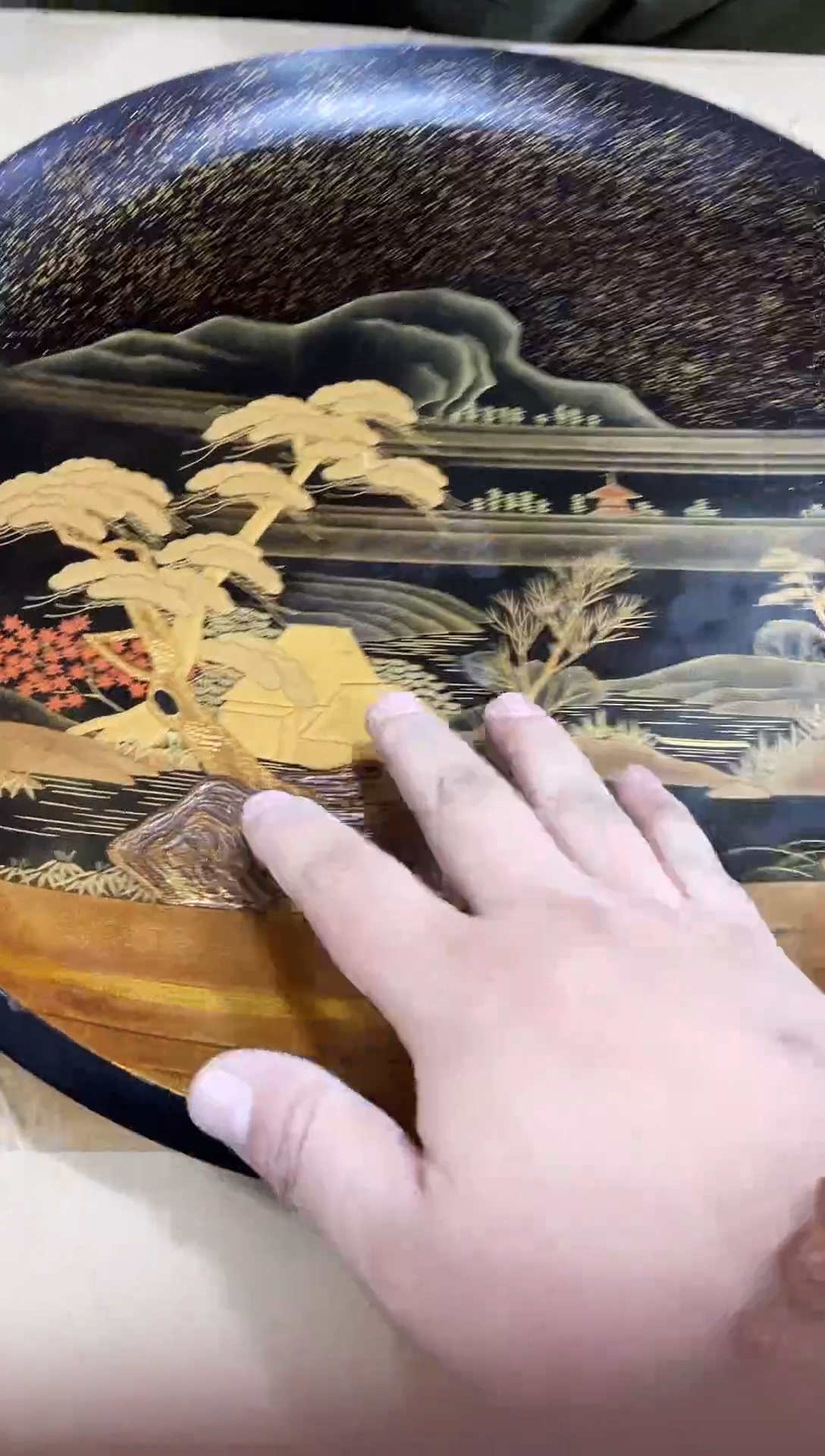 如图所示 阁集工艺品