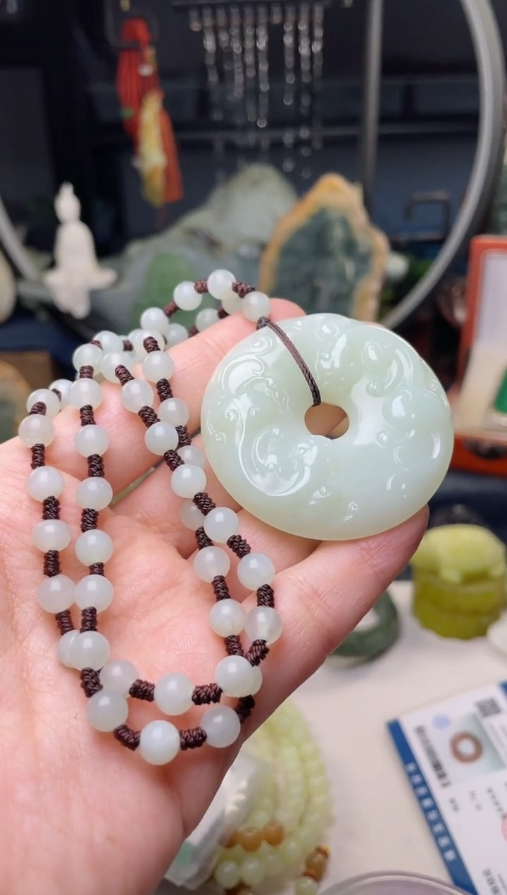 【闪购商品】岫玉颈饰未镶嵌118貔貅