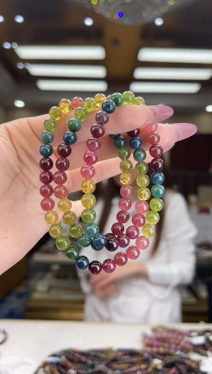 【闪购商品】碧玺/未镶嵌6mm+碧玺多圈多样性发货