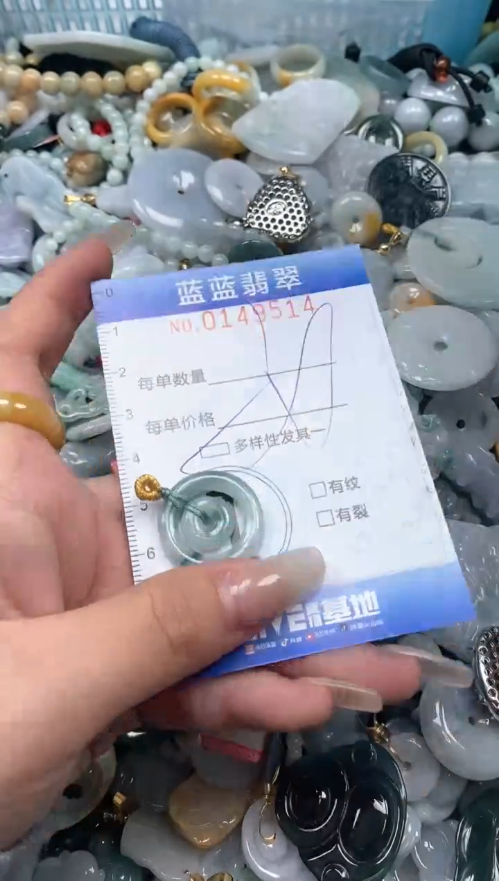 【闪购商品】翡翠颈饰未镶嵌闪购0149514多样性发其一