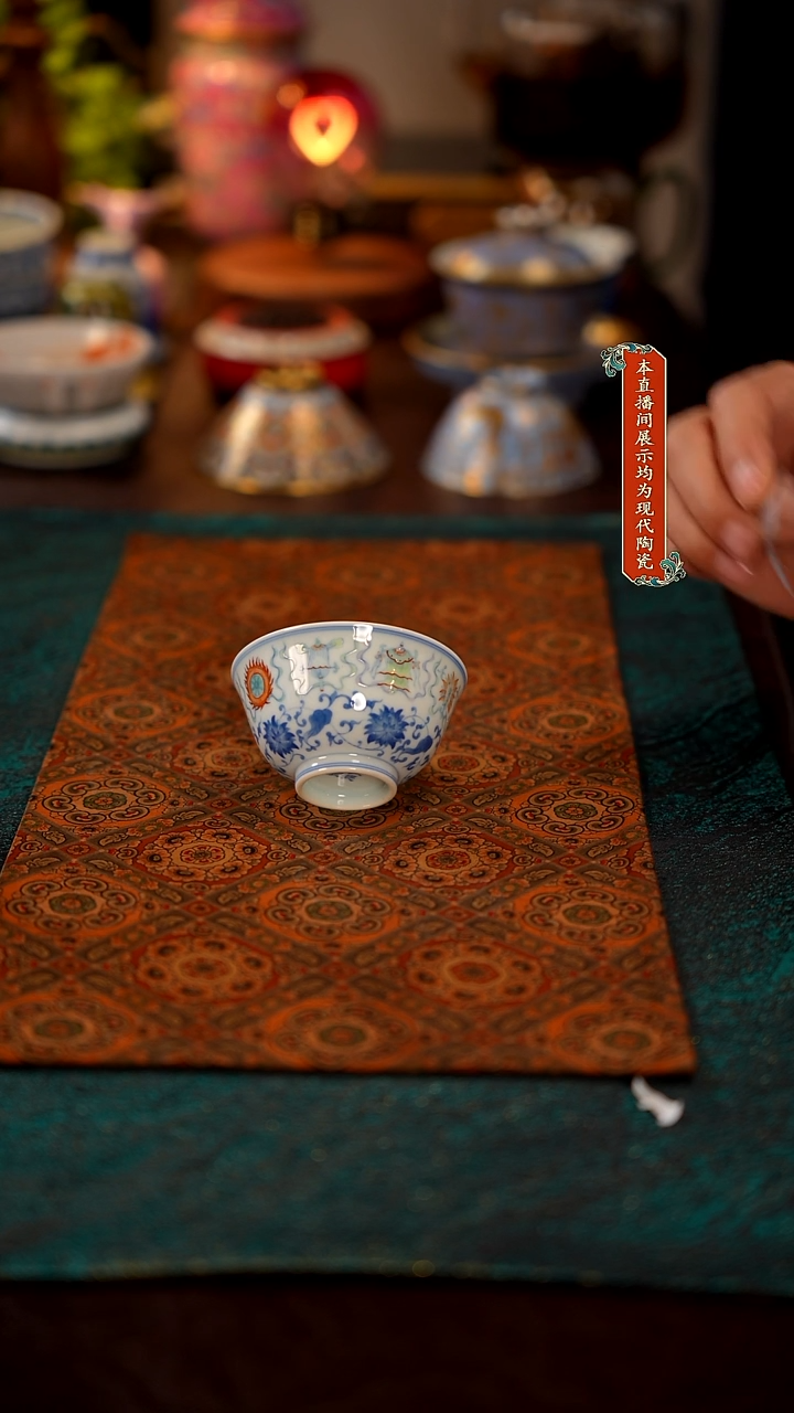 瓷片景德镇精美茶器7417