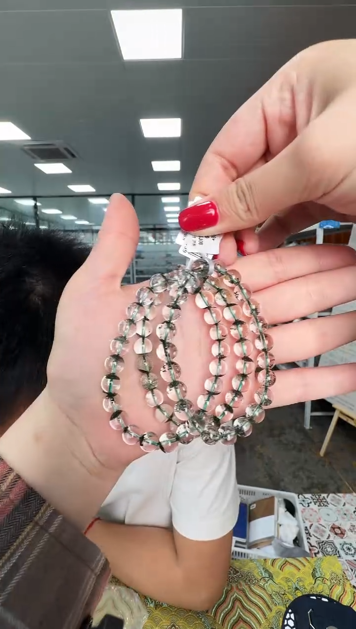 水晶手链未镶嵌CK4629 约8mm多样式发一件